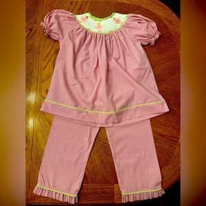 Smocked Pants Set